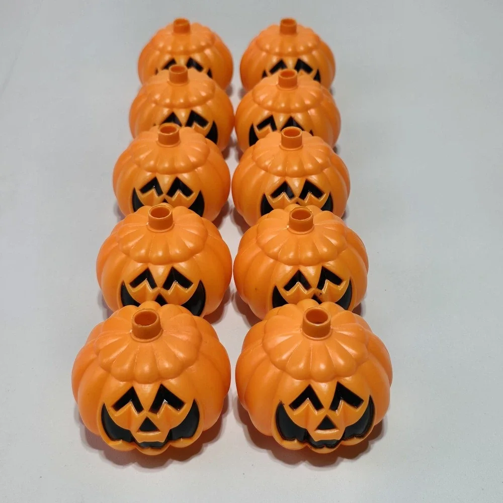 Pumpkin Blow Mold String Light Cover‎ Vintage Jack O Lantern Halloween